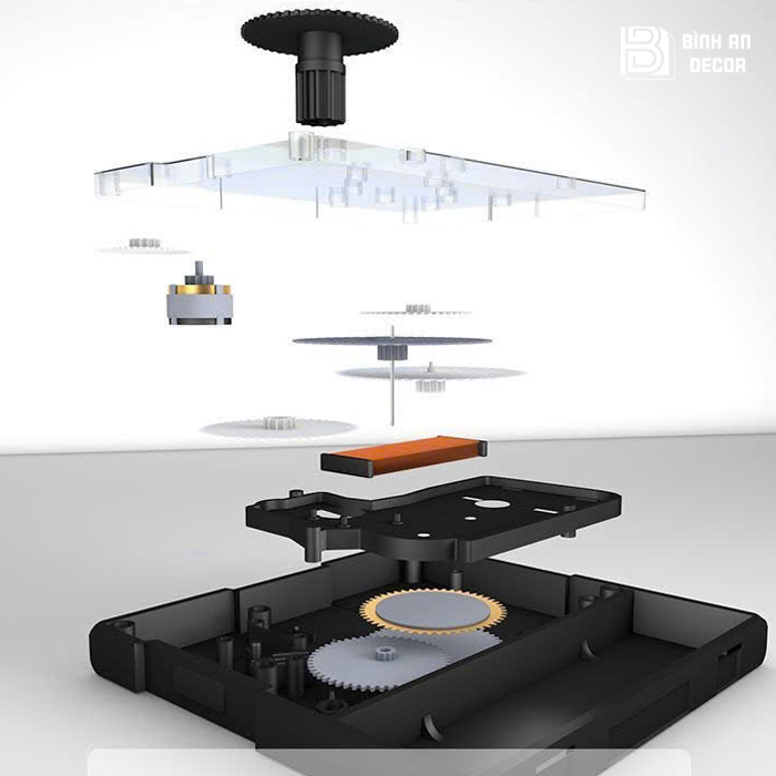Động cơ đồng hồ Quartz kim trôi êm ái