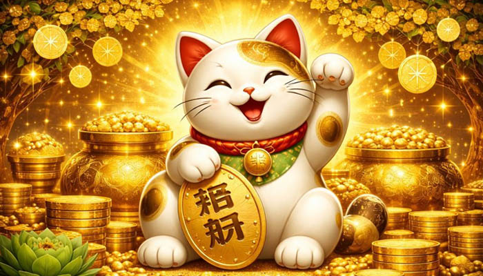 Hình nền mèo Thần Tài