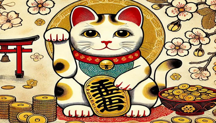 Hình nền mèo Thần Tài