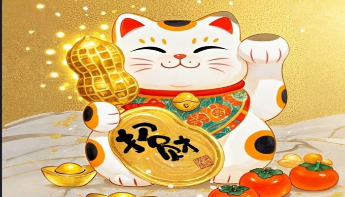 Hình nền mèo Thần Tài