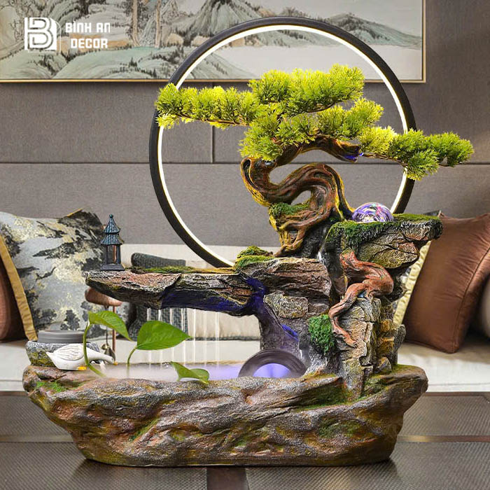 Ứng dụng thực tế: Thác nước phong thủy có thực sự giúp hút tài lộc?