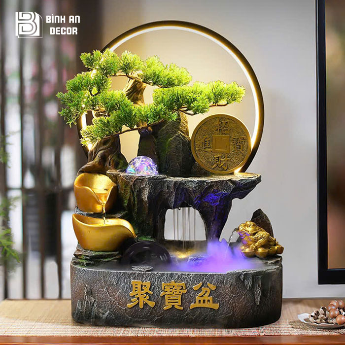 Cách đặt thác nước phong thủy để thu hút tài lộc