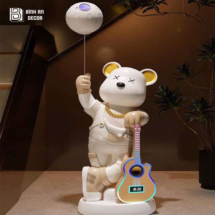 Các chất liệu cao cấp của tượng gấu Bearbrick
