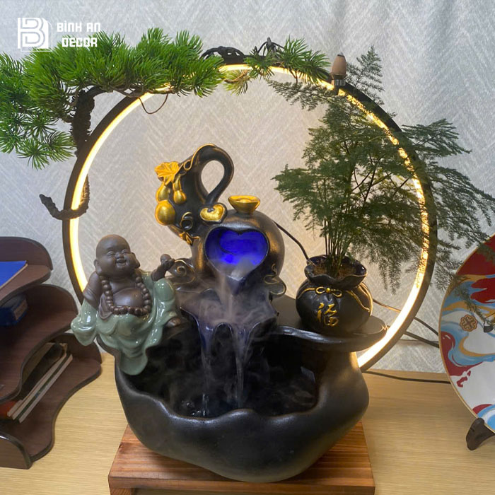 Feedback lắp đặt thác nước phong thủy cho anh Tuấn tại Long Biên