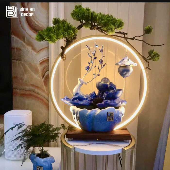 Tác động của thác nước phong thủy đối với không gian kinh doanh