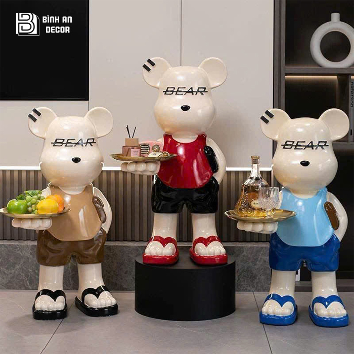 Ứng dụng Bearbrick trong trang trí nội thất